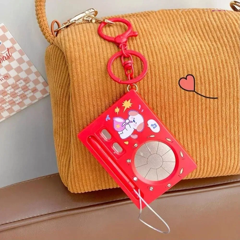 Compact Portable Size Music Instrument Keychain Lightweight Drop-Resistant Sound Fidget Pendant Fine Polishing