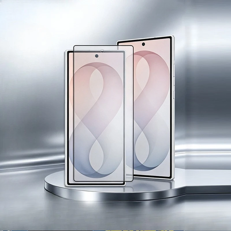 1/3Pcs 3D Matte Frosted Screen Protector for Samsung Galaxy Z Fold 8 (Wide) Ultra 5G 9H Edge Black Tempered Glass Film FullCover