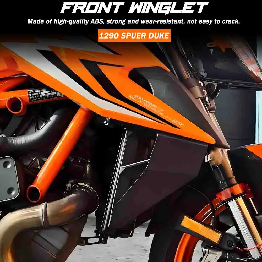 1290 SUPER DUKE R RR EVO 2021-2024 오토바이 다운 포스 Naked Frontal Spoilers Winglet 공기 역학 윙 프론트 스포일러 키트 썸네일 3