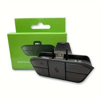 Adaptador de auriculares estéreo para Xbox One y Xbox Series X | Controlador S: ajuste del equilibrio de audio (juego de sonido y chat de voz), volumen, micrófono D