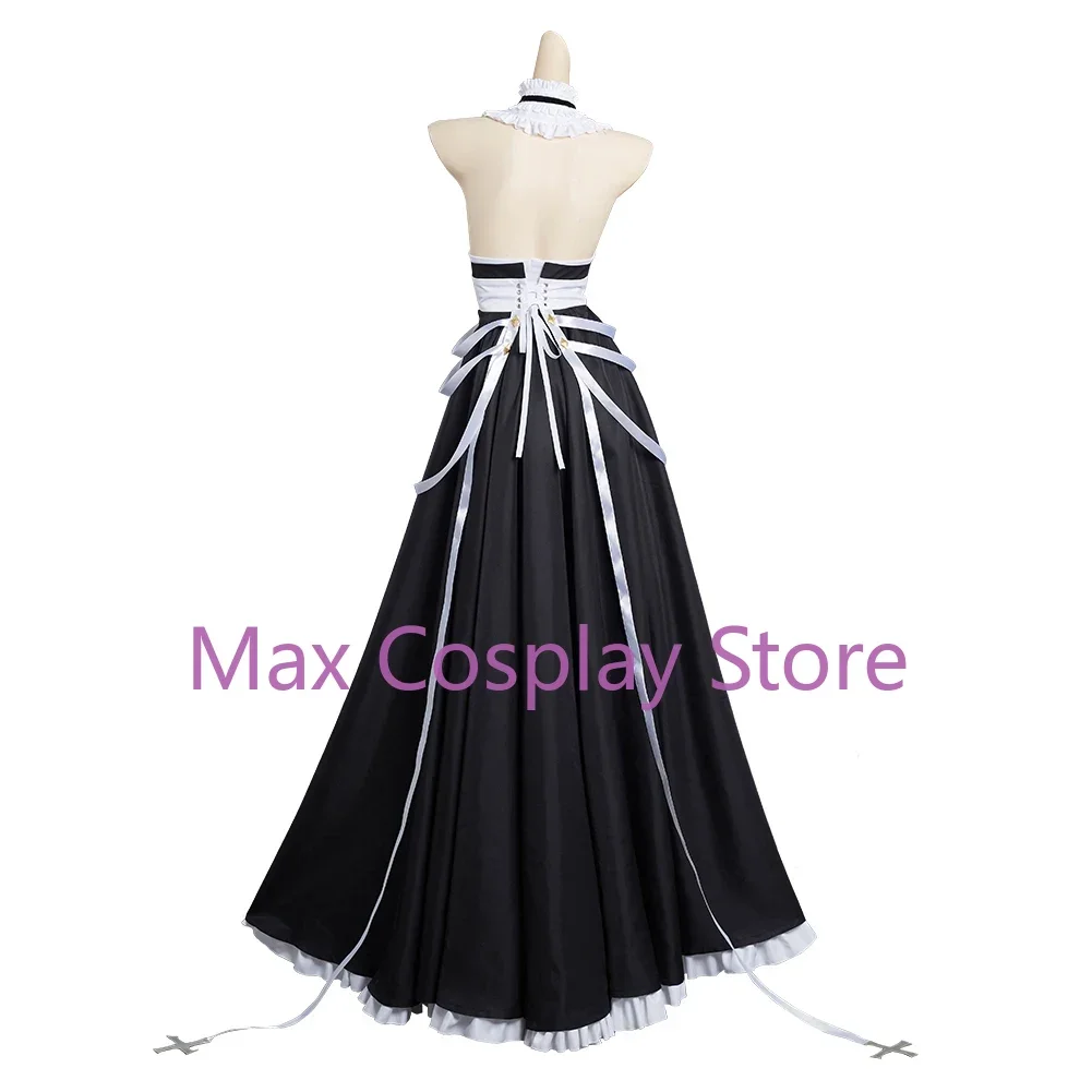 Cosplay Costume Maid Dress, Max Cos, KMS August von Parseval, Roupas de Halloween, Terno Carnaval, Roupas Anime, Tamanho Personalizado