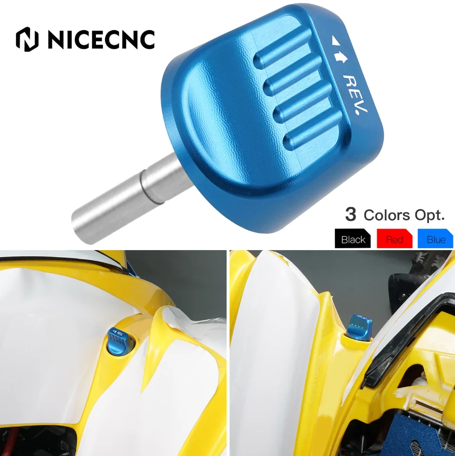 NiceCNC ATV Reverse Knob For Yamaha Raptor 700 700R YFM700R YFM700 2009-2024 2023 2022 20121 Switch Cable Knob Cap Aluminum