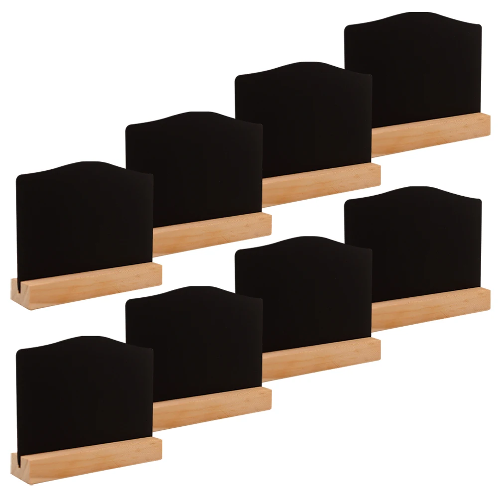 

Hanging Chalkboard Sign Double-sided Blackboard Ornaments Small Signs Mini Felt