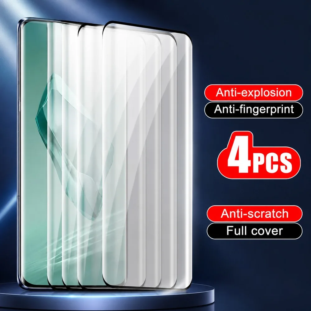 4 Stück Panzerglas für OnePlus 15 15R 15T 13 13R 13s 13T 12 12R Displayschutzfolie für OnePlus 11 11R 10 Pro 10R 10T 9 9 Pro 9R