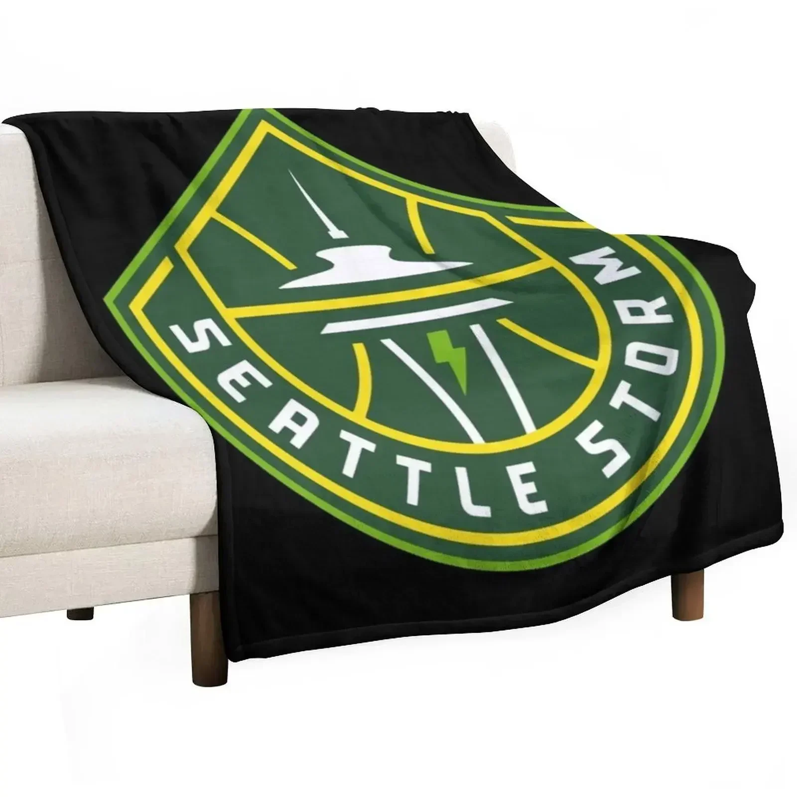 

Seattle storm Throw Blanket Fluffy Cozy Throw Blanket for Home Decor