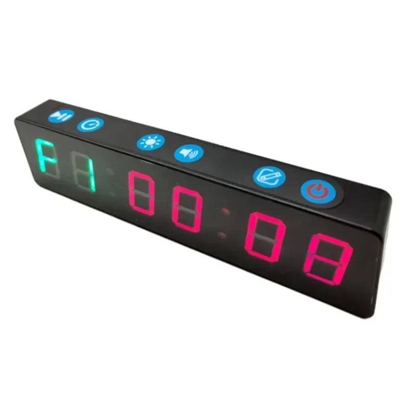 Portable Timer Clock with Built-in Powerful Magnet Large LED Digital Anti Vertigo Display