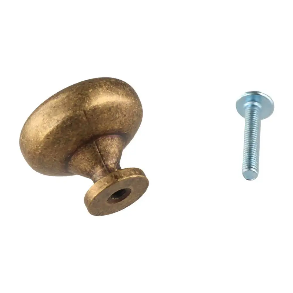 Zinc Alloy Furniture Knob Single Hole/double Hole Multiple Styles Vintage Door Handle Making Old Craftsmanship