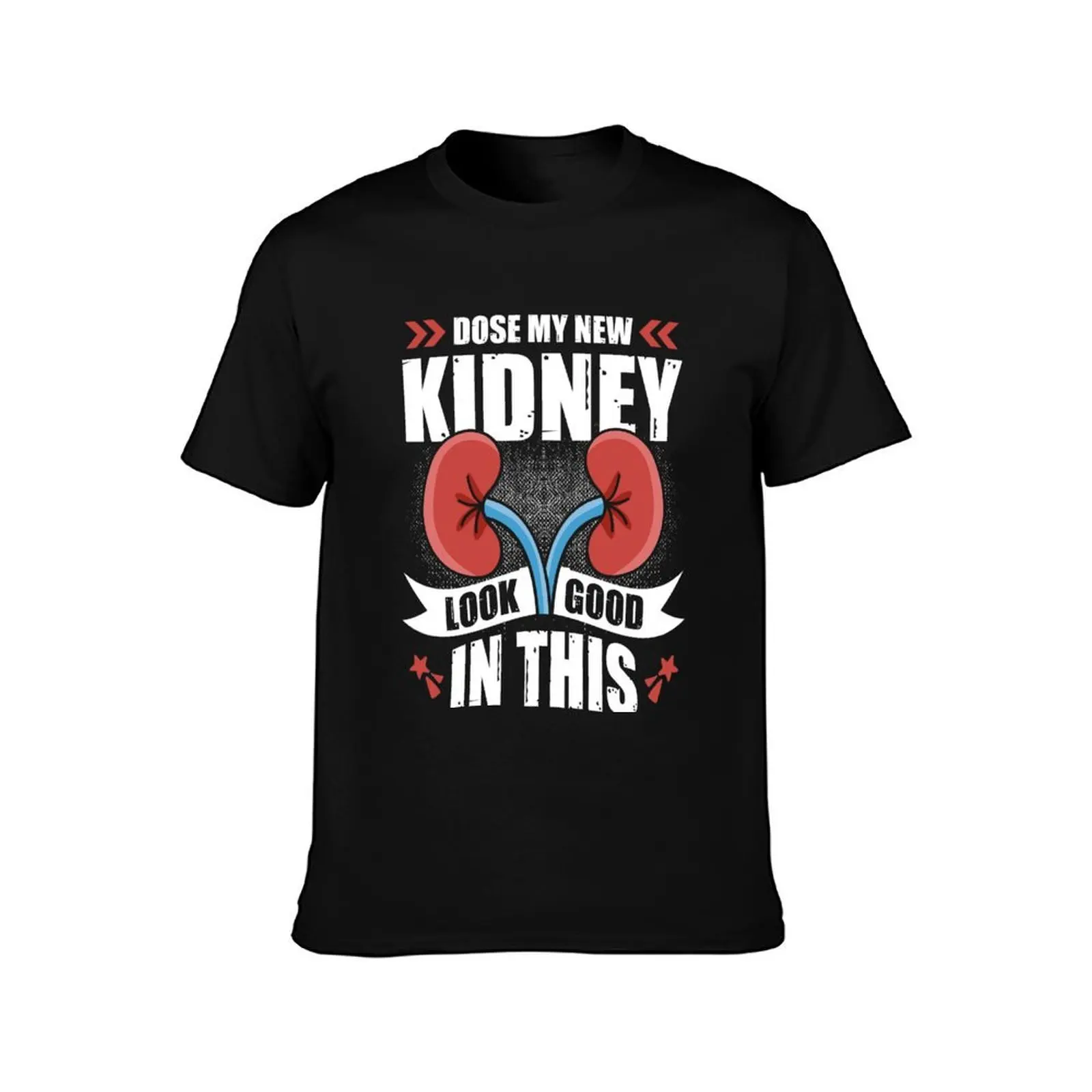 New Kidney Recipient Organ Transplant Renal Surgery CKD Gift T-Shirt, Summer Casual Cotton Tee, Oversized Streetwear Tops