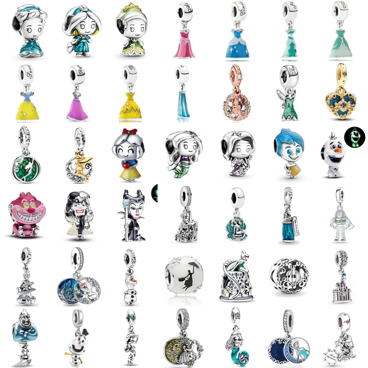 MINISO 2025 breloque robe de princesse pendentif perle ajustement Original 3mm serpent bracelet à breloques bijoux exquis cadeaux