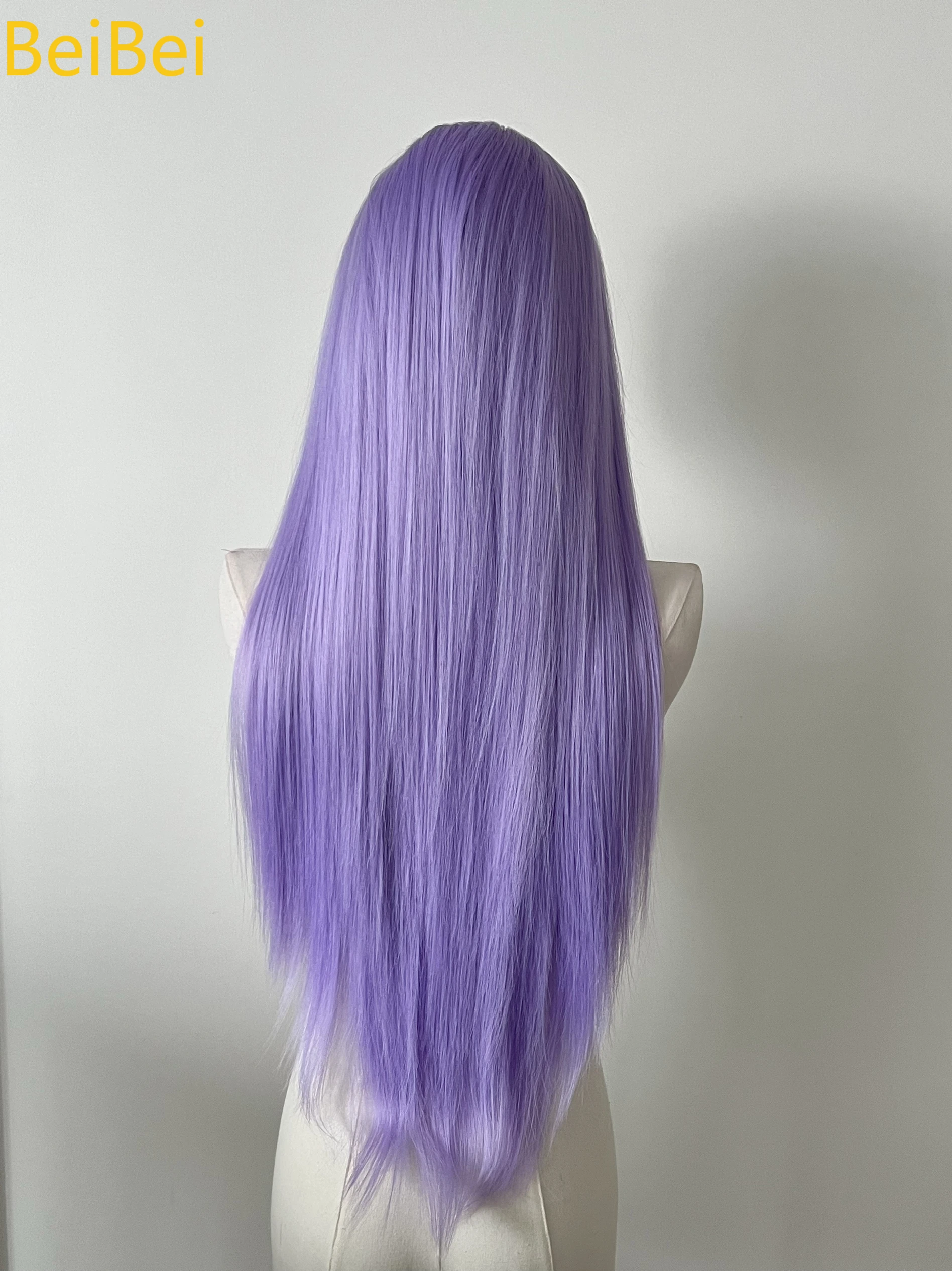 الأرجواني شعر مستعار الدانتيل للنساء 13*4 الدانتيل الباروكات الأمامية 26 بوصة طبيعة طويلة شعر مستعار مستقيم 150% الكثافة الاصطناعية تأثيري الباروكات Pelucas