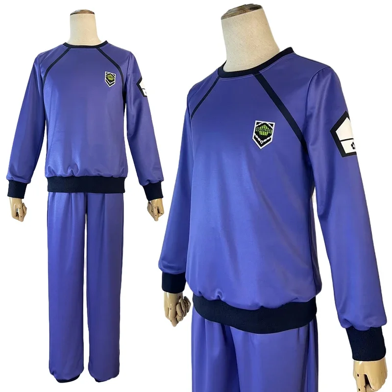 HOLOUN Blue Lock Anime Cosplay Costume Pajamas Reo Nagi Bachira Isagi Chigiri Nightclothes Ambroidery Chest Logo