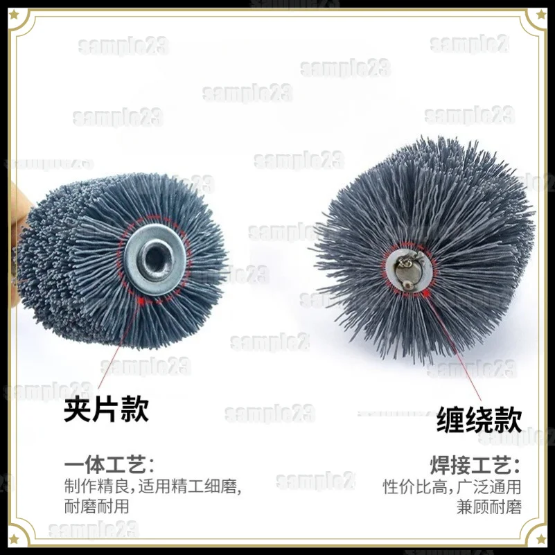 500/800Grit Silicon Carbide Brush Cylinder Hone Tool Metal Engine Valve Guides Deburring Carbon Removal Crosshatching