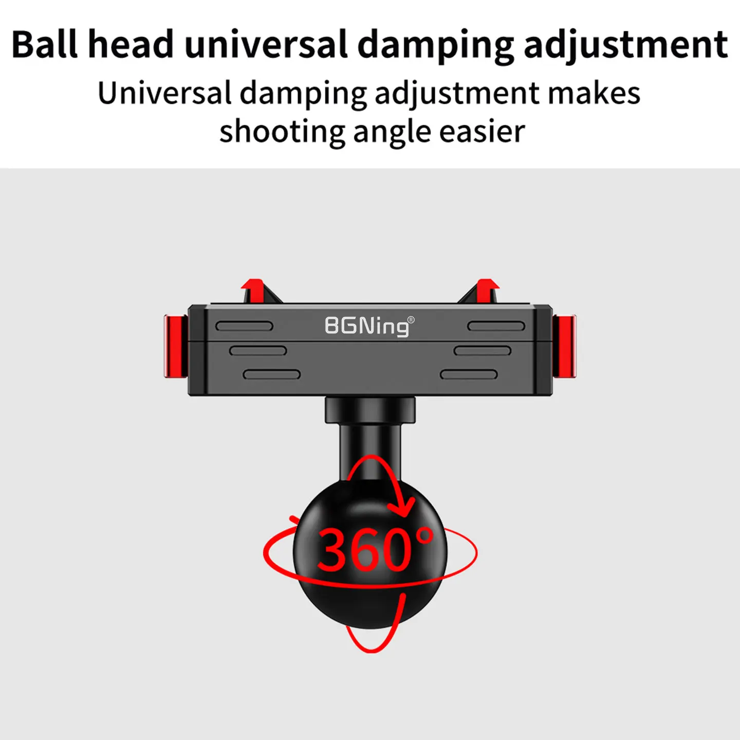 360° Dämpfende Magnetische Halterung mit Schnellverschluss aus Aluminium für Insta360 ACE AcePro 2 X4 X5 X6 Motorrad-Stativ Selfie-Stick-Halterung – Detail 3