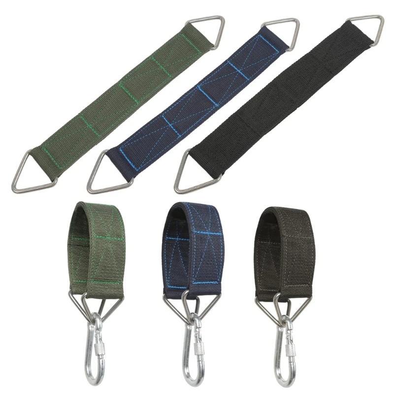 Heavy Duty Lock Carabiners Swing Straps, Fast & Easy to Hanging Hammocks Tree Swing Hanging Straps Outdoor Swing Straps