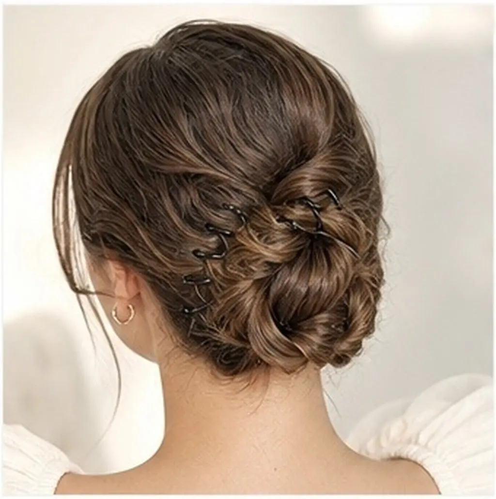 30Pcs Hair Coil Tool Hair Braiding Pin Styler for Women Quick Vintage Braids Any Activity Wedding Party Work Running