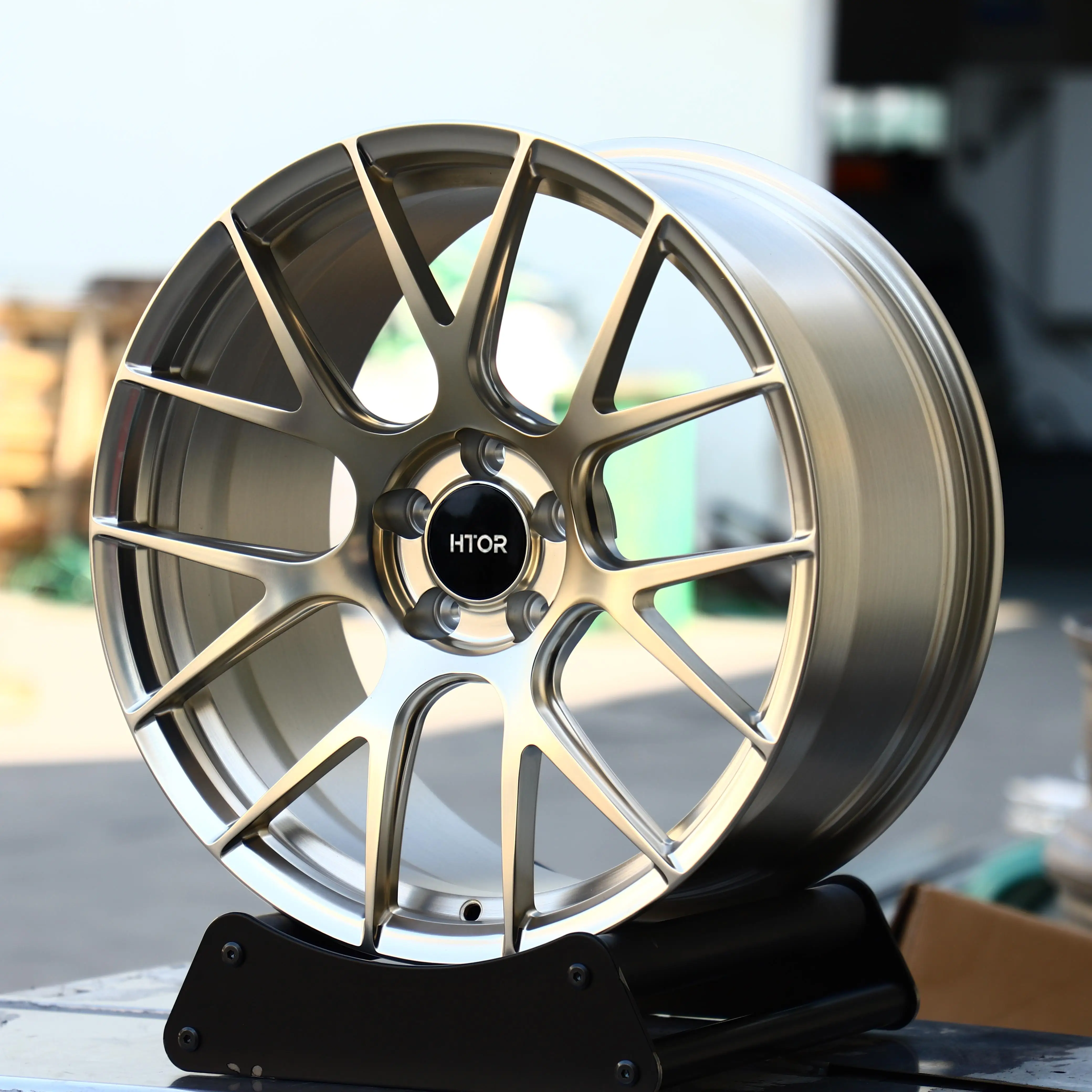 JT Custom 19x9.5 20x10.5 20x11 21x11.5 5x112 5x114.3 Split 7-Spoke Forged Wheels Gloss Silver For M3 G80 For 718 GT4 RS For CT5-