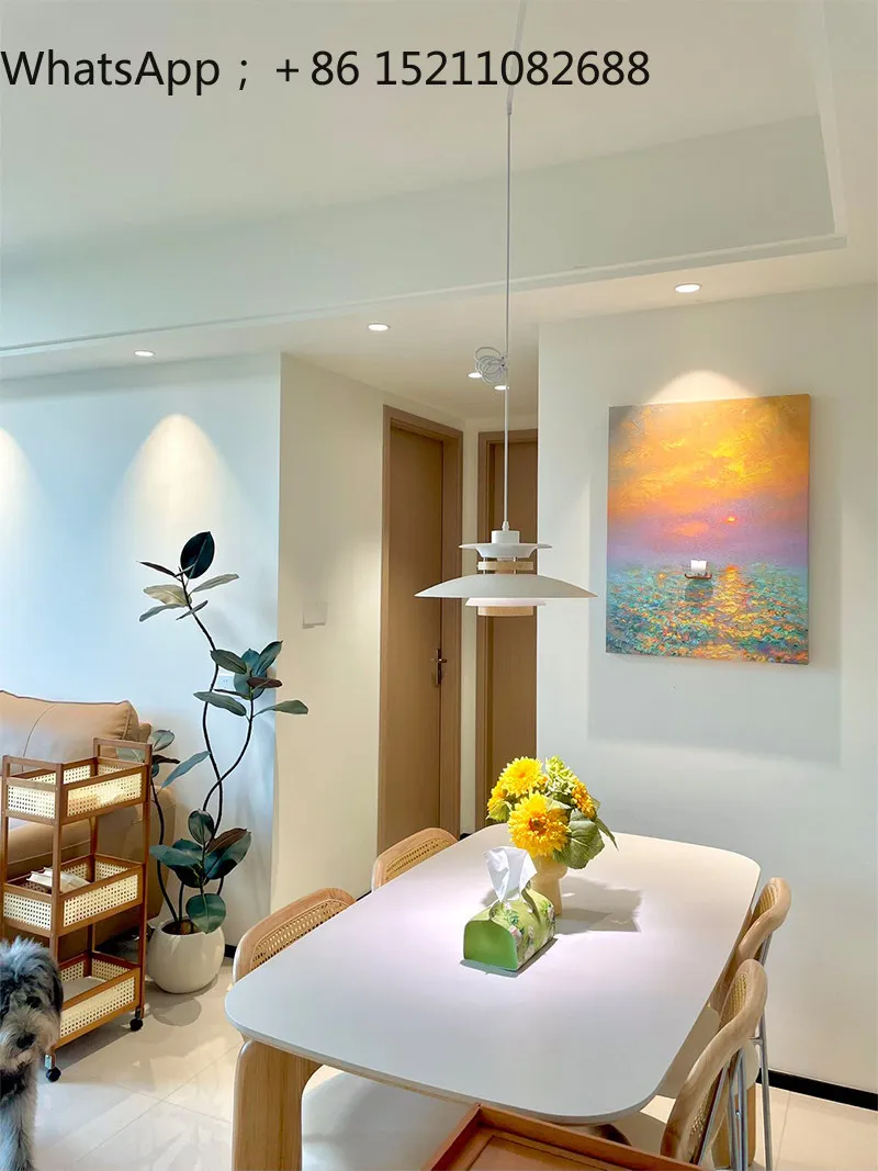SCY sea view living room decorative painting modern simple art texture restaurant hanging painting entrance entrance mural