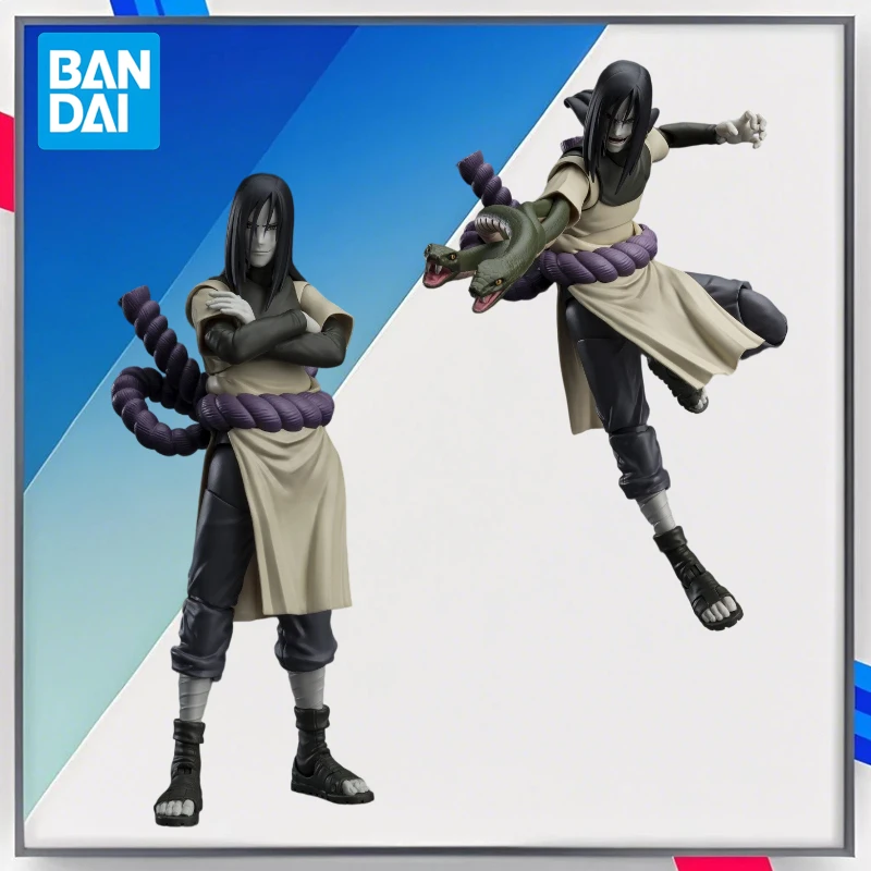 

Bandai оригинальная аниме-фигурка Наруто SHF Орочимару Исследователи истины, экшн-фигурка, Коллекционная модель, игрушки для детей, подарочные куклы