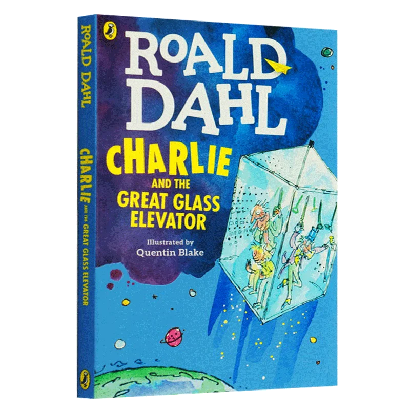 

Charlie and the Great Glass Elevator Roald Dahl, Children's books aged 9 10 11 12 English books, Science Fiction novels