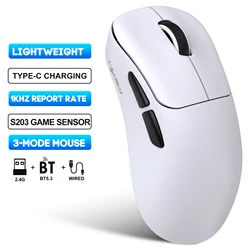 2025 New arrival HXSJ T700 Lightweight Optical Wireless Mouse 10000DPI 500mAh Rechargeable Macro gaming mouse for laptop office