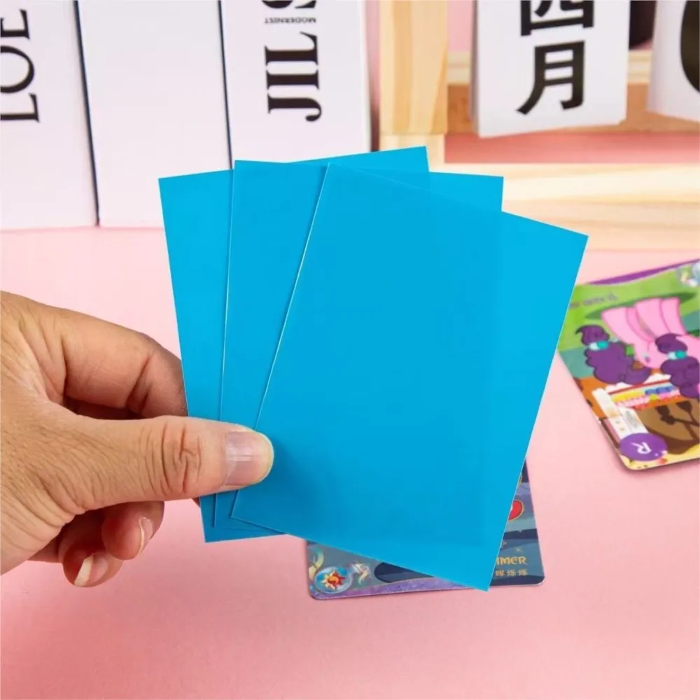 50PCS Card Sleeves For Pokemon TCG Trading Sports Cards Protector Tarot Shield Board Game Magical Photo Holder Cover Toy 66x91mm view 5