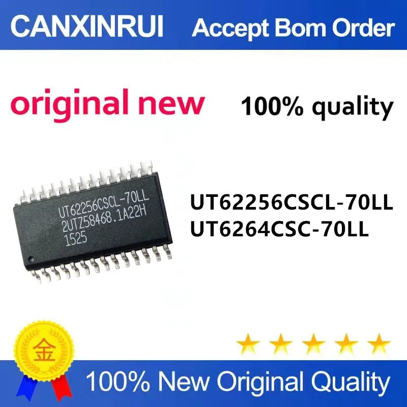 

Original New 100% quality UT62256CSCL-70LL UT62256CSC-70LL UT6264CSC-70LL SOP28 Integrated circuit IC chip