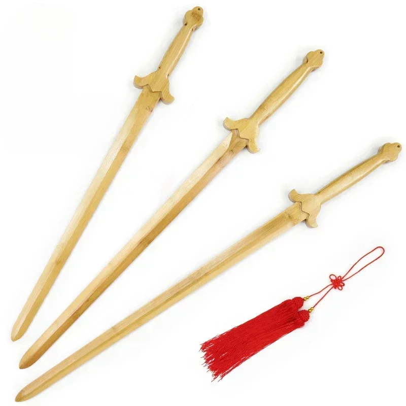

Sword, Tai Chi Martial Arts Training Performance Prop, Single Hand Bamboo and Wood Sword