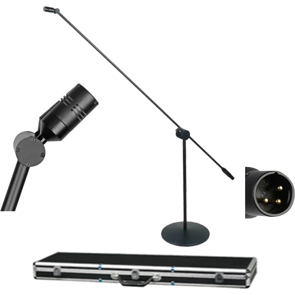 

MiCWL C10 Standing Confenser Microphone Super-Cardioid Mic for Choir Group Chorus Studio Stage Pole With Stands Package