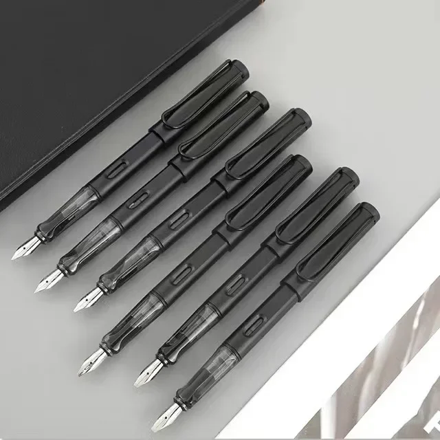 7 Pcs/pack Pen Simple Fountain Signing for Calligraphy 0.7-3mm Portable Reusable Pens Office Business Writing Pen Stationery