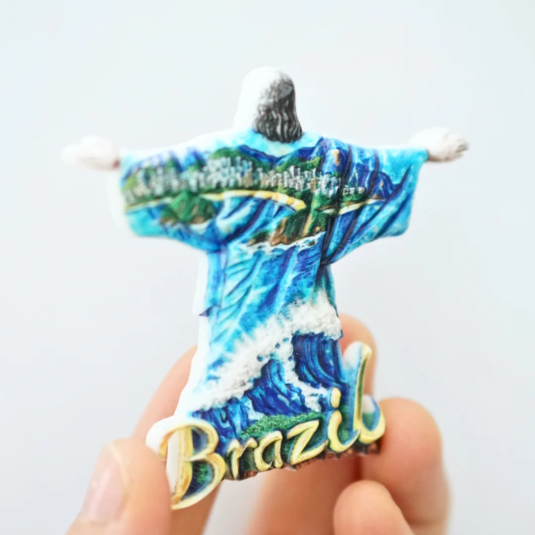 1pc, Brazil fridge magnets, colorful fridge magnets, Brazil travel fridge magnets, Rio de Janeiro fridge magnets, home decoratio