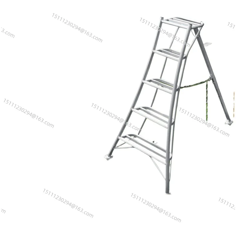

[Second-generation new model] Tripod ladder fruit tree landscaping thickened triangular orchard picking widened aluminum alloy