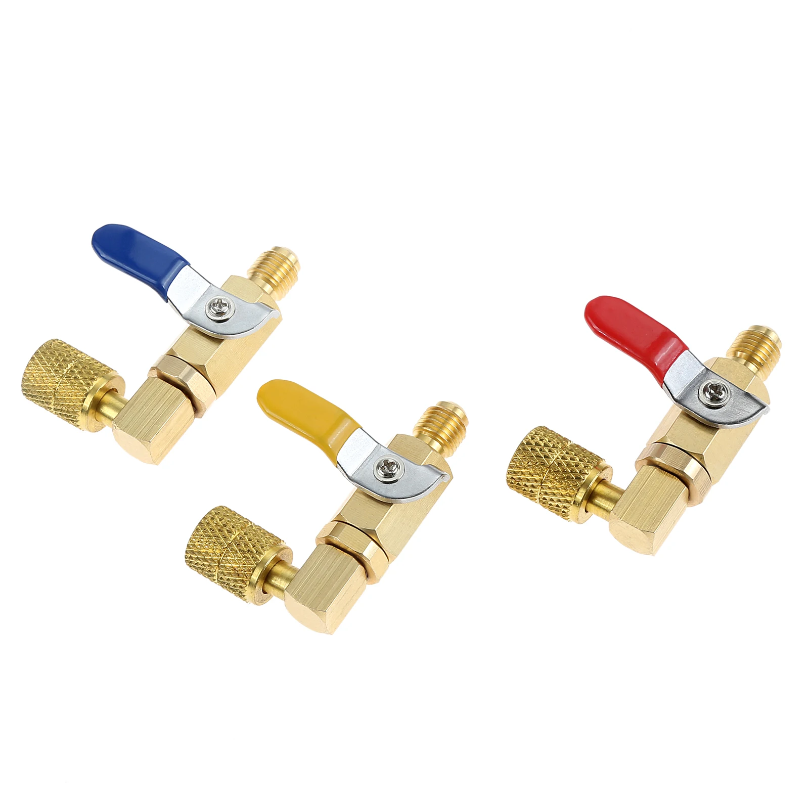 3Pcs/set R410a Air Conditioner Ball Valve Shut-Off 5/16\