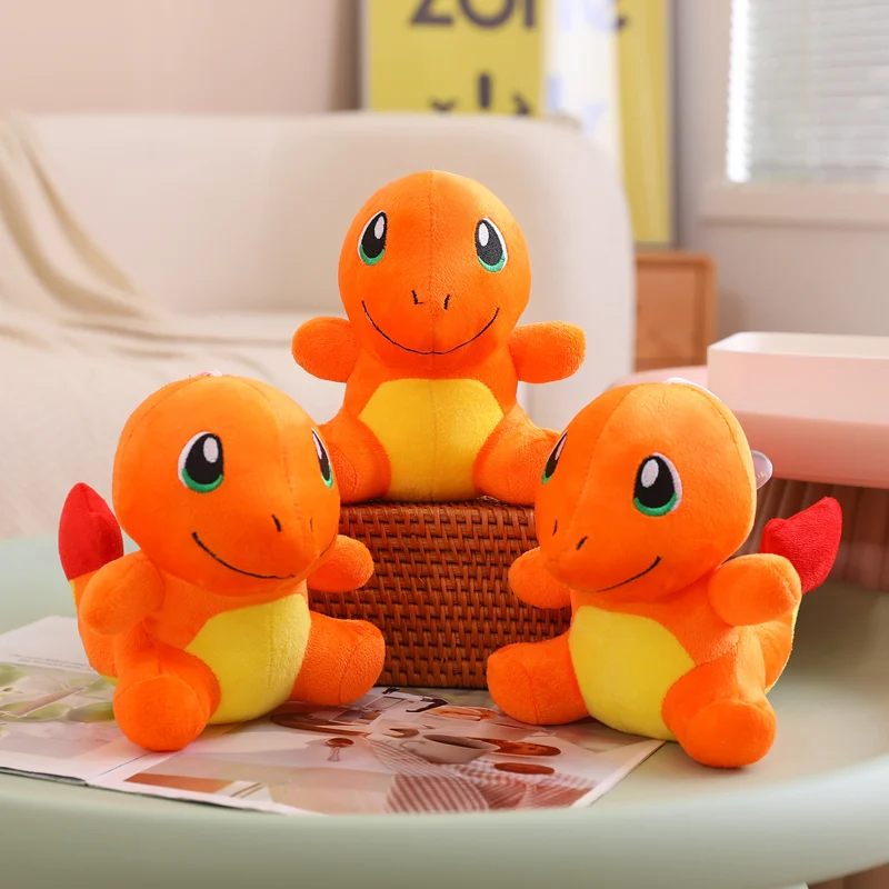 

18cm Cute Charmander Plush Toy Lovely Pokemon Stuffed Anime Soft Plushies Pocket Monsters Doll Home Decor Xmas Gifts