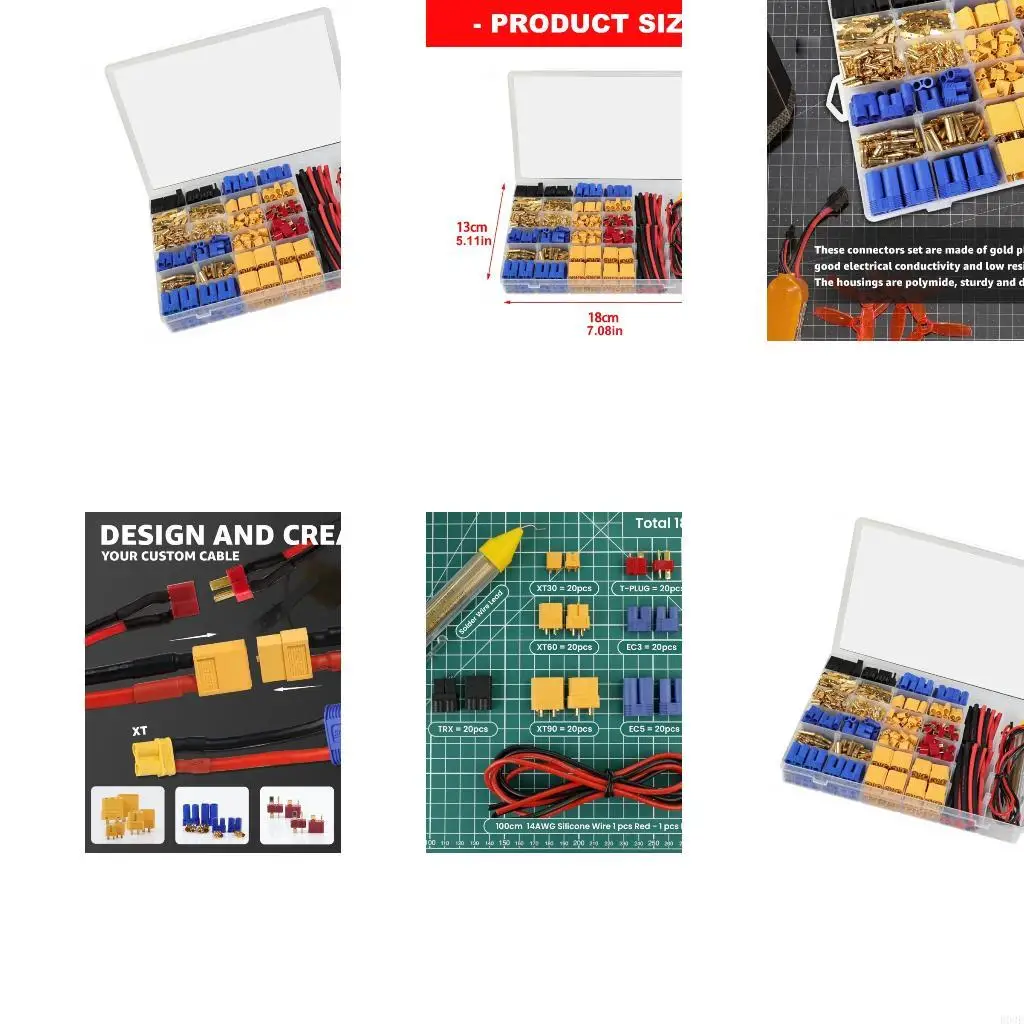 Battery Service with XT30 XT90 and Shrink Tubing for Models B03E