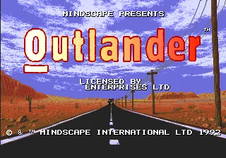 Outlander   16bit MD Game Card For Sega Mega Drive For Genesis System