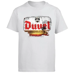 Duvel Beer Fashion Graficzne koszulki Bawełniane koszulki oversize z krótkim rękawem Letnie koszulki Topy Nowe koszule i koszulki Odzież męska