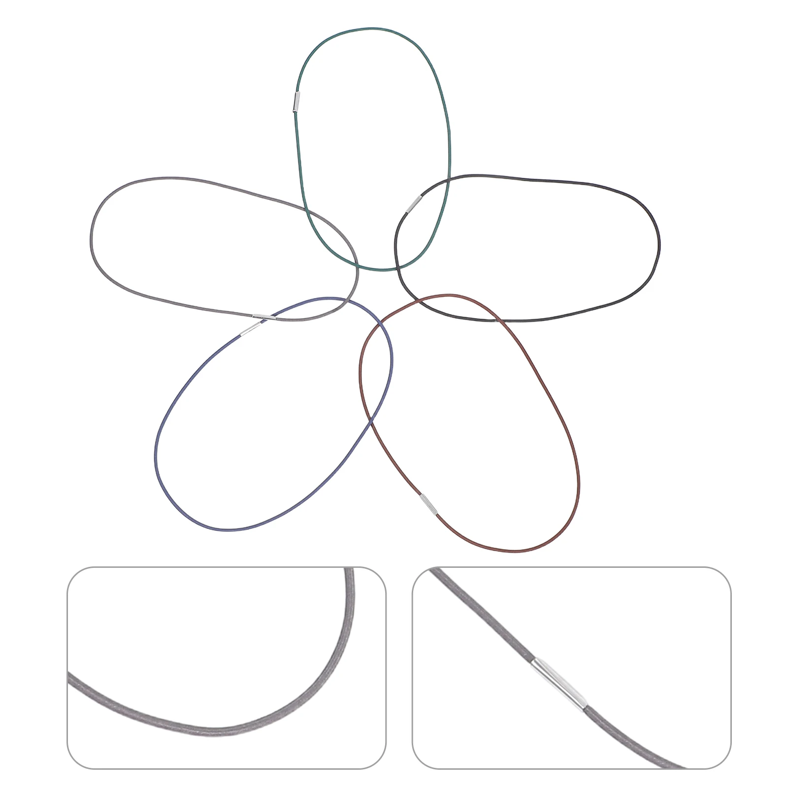 

10 Pcs Laptop Elastic Belt Band Plan Book Notebook Holders Bands Adjustable Bulk Elasticity