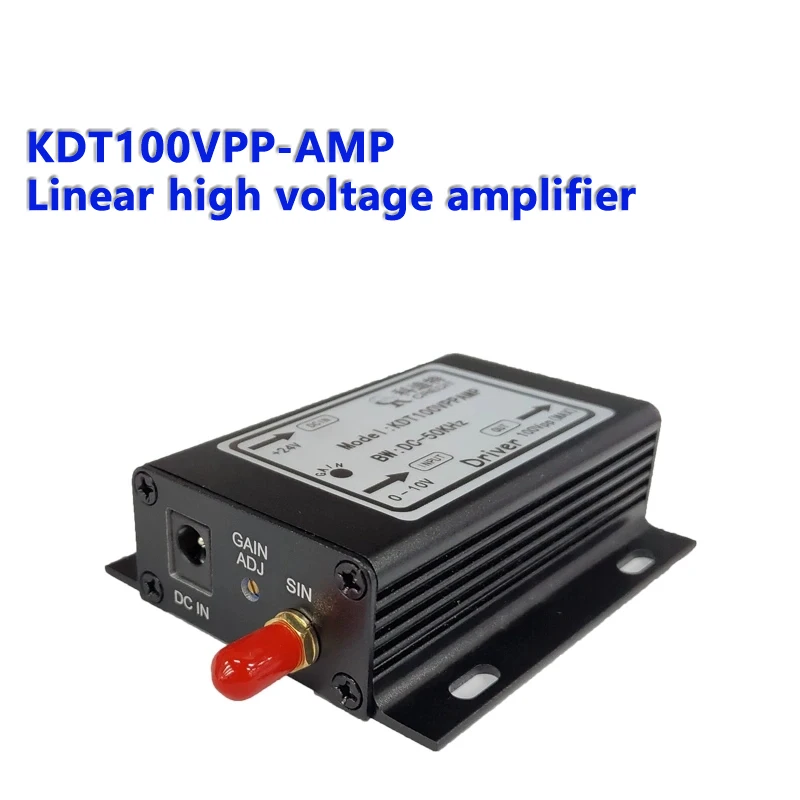 Piezoelectric Ceramic PZT Driver Controller Linear 100V High Voltage Output Operational Amplification Arbitrary Wave 50KHz