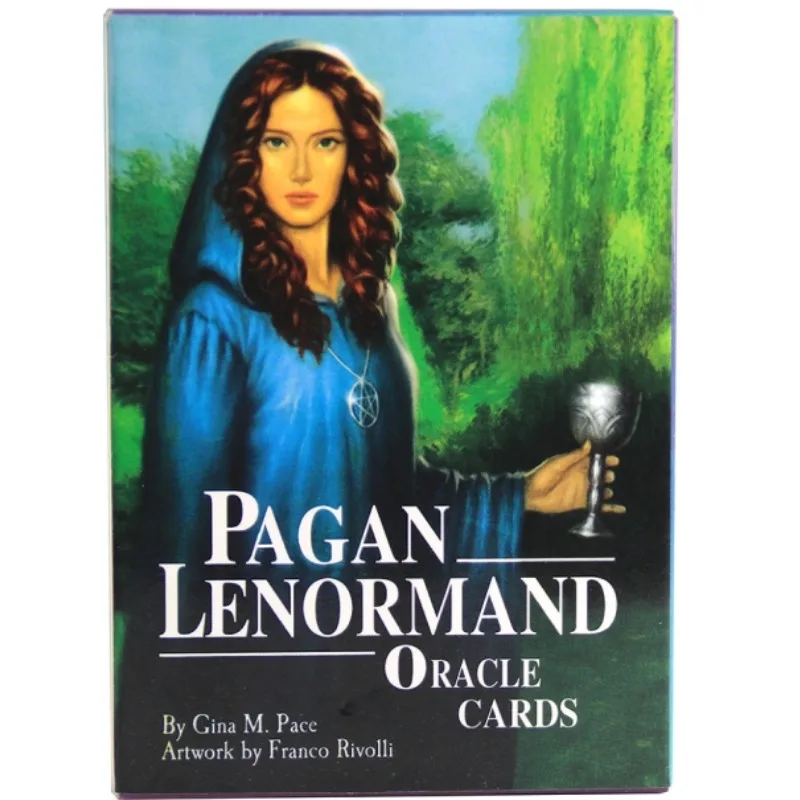 Pagan Lenormand Oracle Cards Full English Classic Board Games Imaginative Oracle Divination Fat Game Tarot Cards With PDF