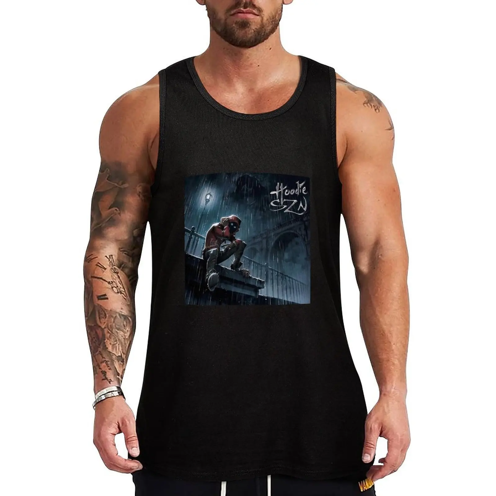 

A Boogie Wit Da Hoodie Szn Cover Tank Top sports suits gym shirts Man gym clothes Short sleeve