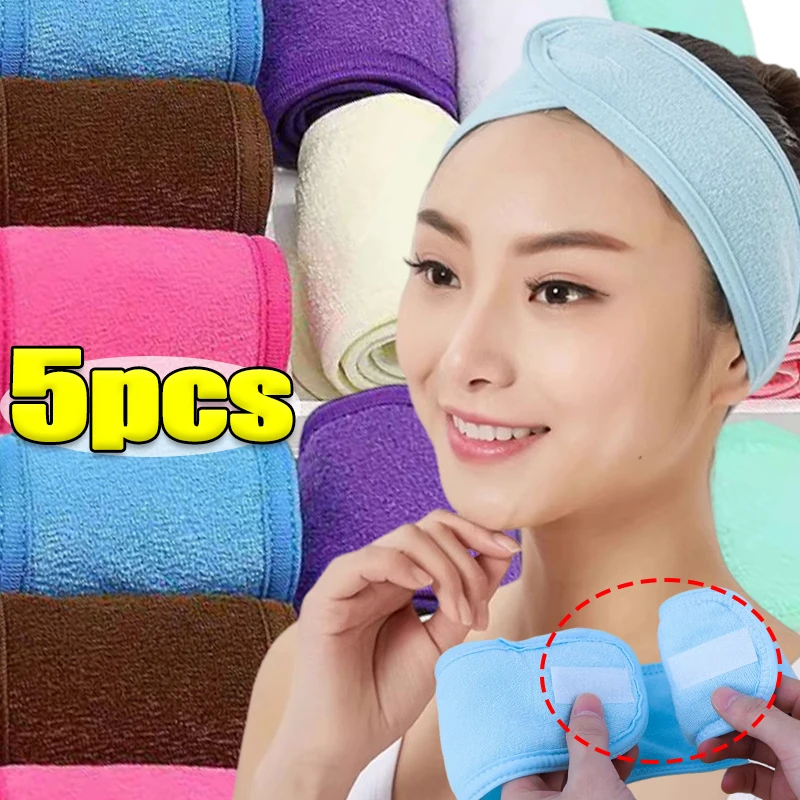 أزياء المرأة واسعة هيرباند قابل للتعديل ماكياج غسل الوجه منشفة الشعر التفاف رباطات غسل الوجه اليوغا الشعر يشكلون الملحقات