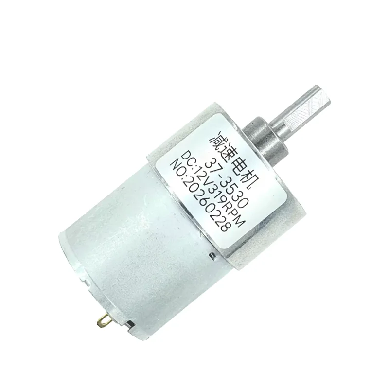 37-3530 DC 12v 24v Motor Metal Gear Box 7RPM-1600rpm Gearmotor motop High Torque Eccentric Shaft Geared DC Electric Motor