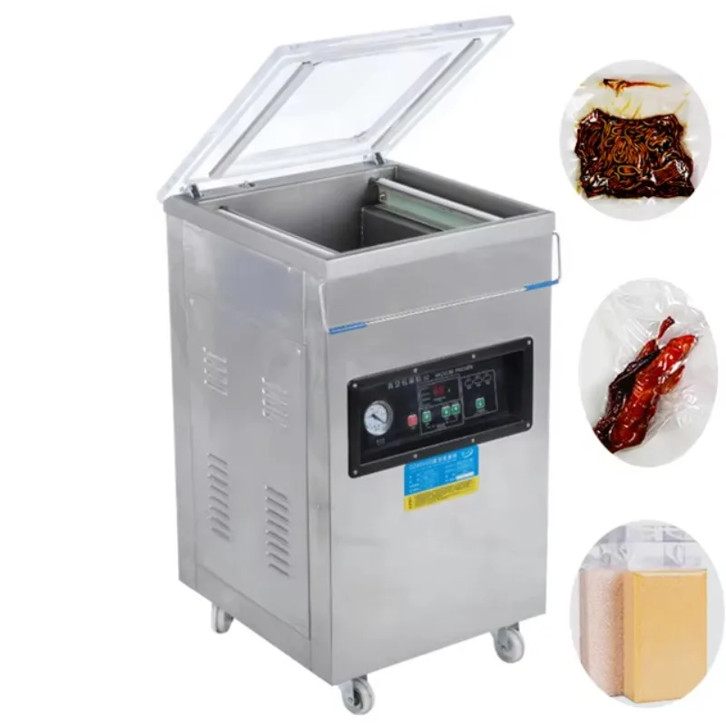 

Commercial Single Chamber Automatic Vacuum Packaging Machine CE Certification High-Accuracy 220V/110V For Food Film Packaging