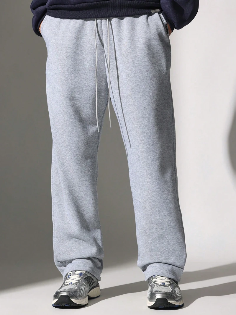 

Мужские трикотажные прямые брюки, легкие универсальные повседневные спортивные штаны для лета. Мужские широкие спортивные штаны.