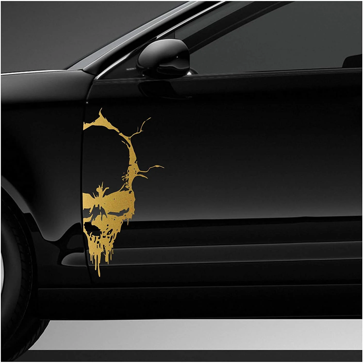 x2 Finest Folia Skull Dead  Sticker Decoration Film Auto sticker Tattoo for car truck RV K079 28x13cm