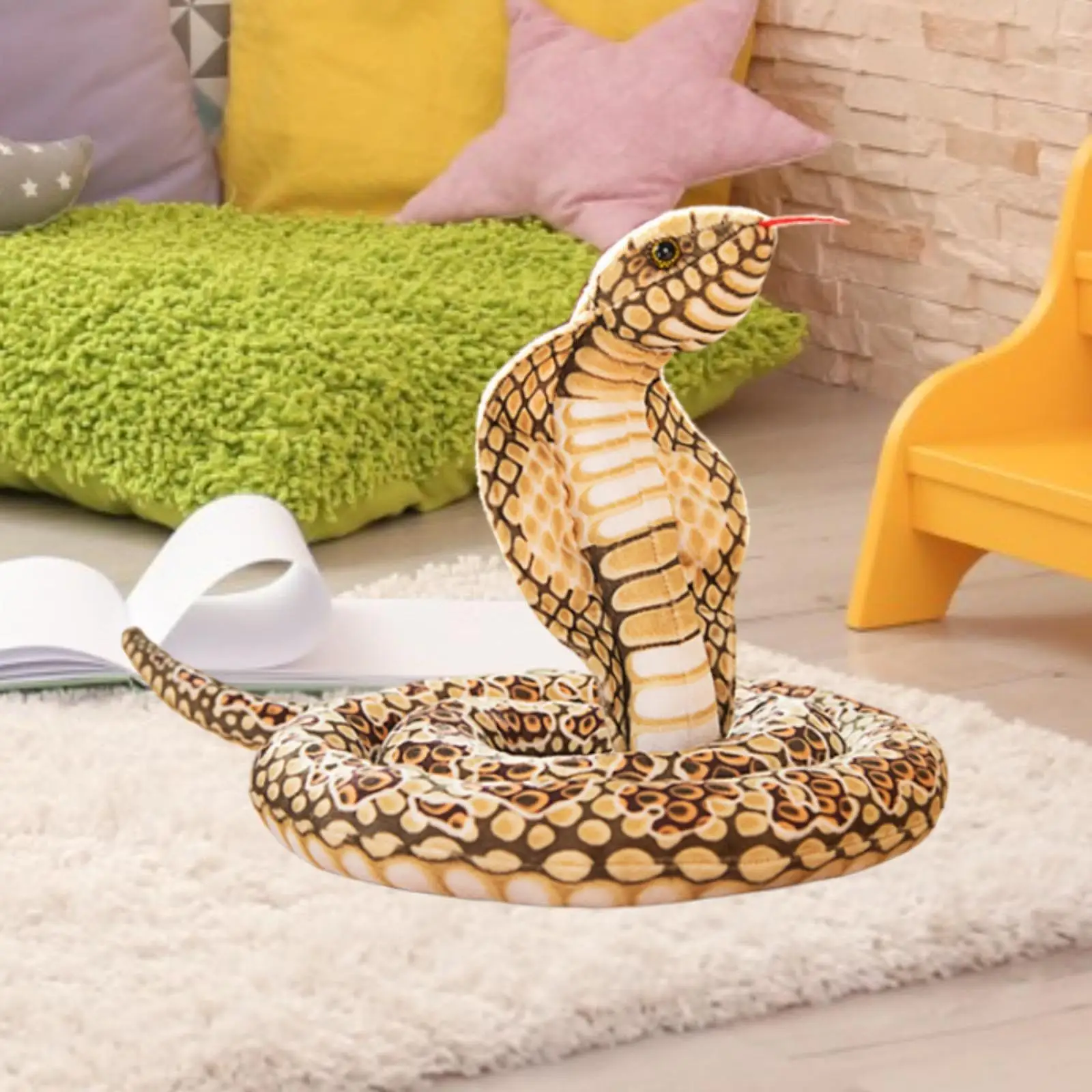 

Snake Plush Toy 94'' Soft Snake Stuffed Animal for Birthday Party Boys Girls