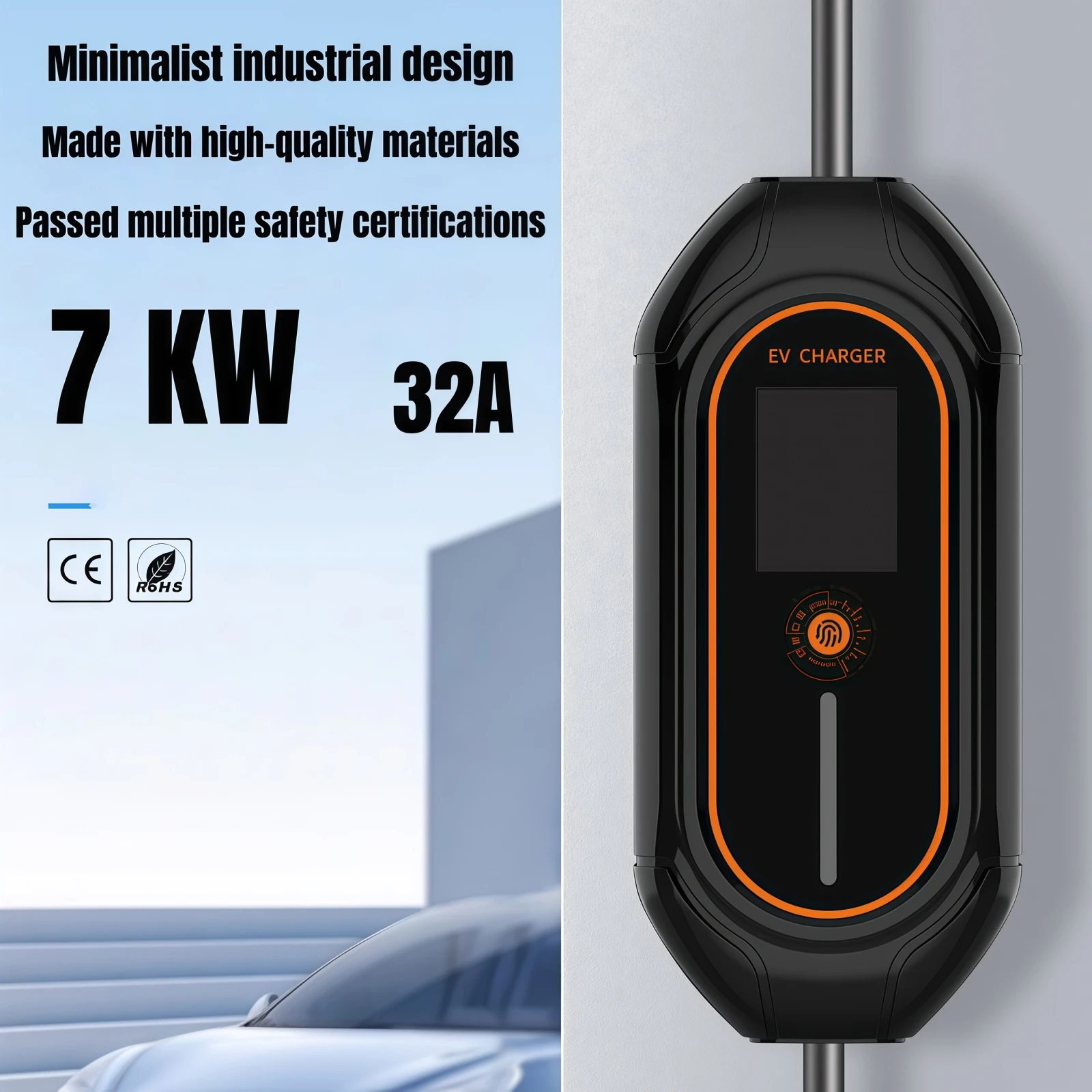 เครื่องชาร์จรถยนต์ไฟฟ้าแบบพกพา - Portable Ev Charger 32A Type 2 Cee Plug บทวิจารณ์และราคา