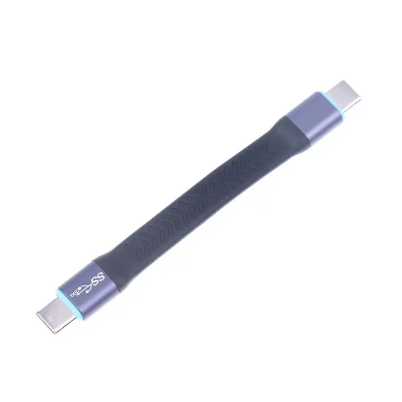 20 Гбит/с USB3.2 TypeC Кабель Быстрая зарядка UsbC к UsbC Кабель Высокоскоростная линия передачи данных TypeC Короткая линия 10 см