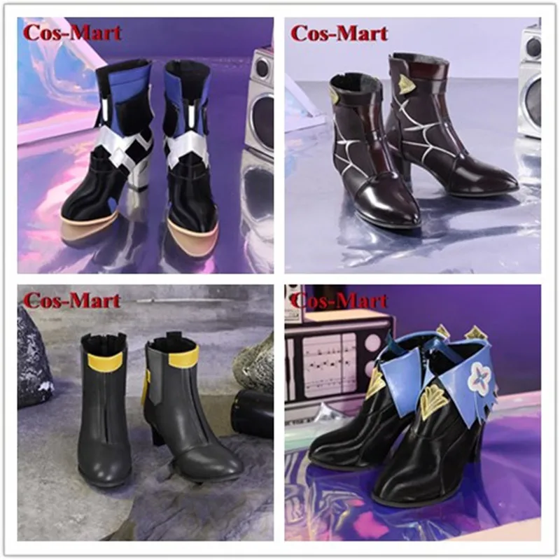 

Cos-Mart Game Honkai: Star Rail March 7th/Stelle/Kafka/Seele Shoes Cosplay Universal High Heels Boots Role Play Used Accessories