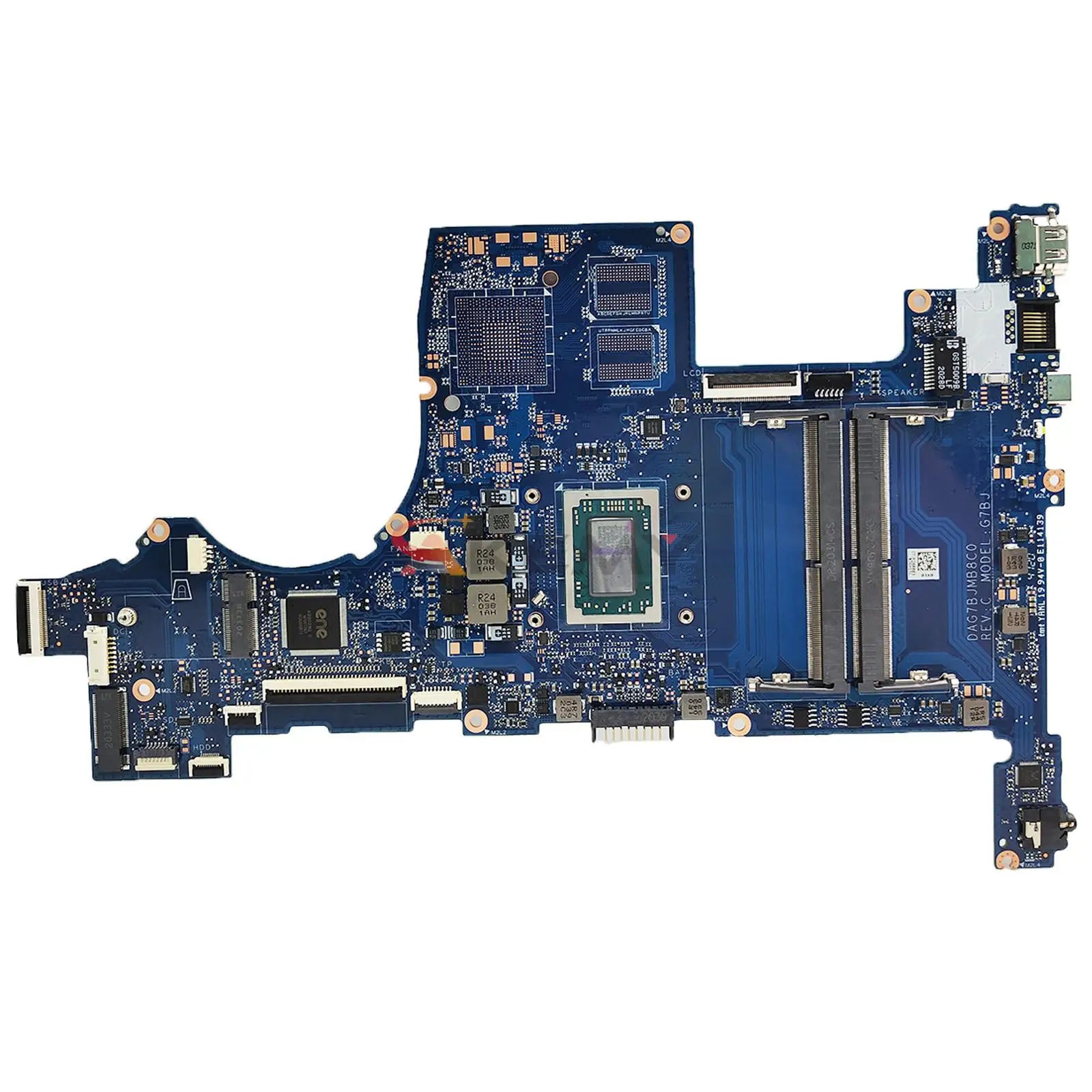 AKEMY for HP Pavillion 15-CW TPN-Q210 Laptop Motherboard Mainboard R3 R5 R7 AMD CPU DDR4 G7BJ DAG7BJMB8C0 Motherboard